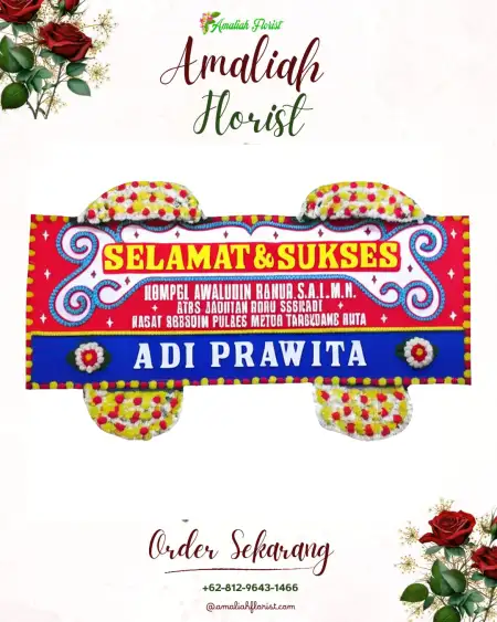 Papan Bunga Ucapan Selamat Karangjunti